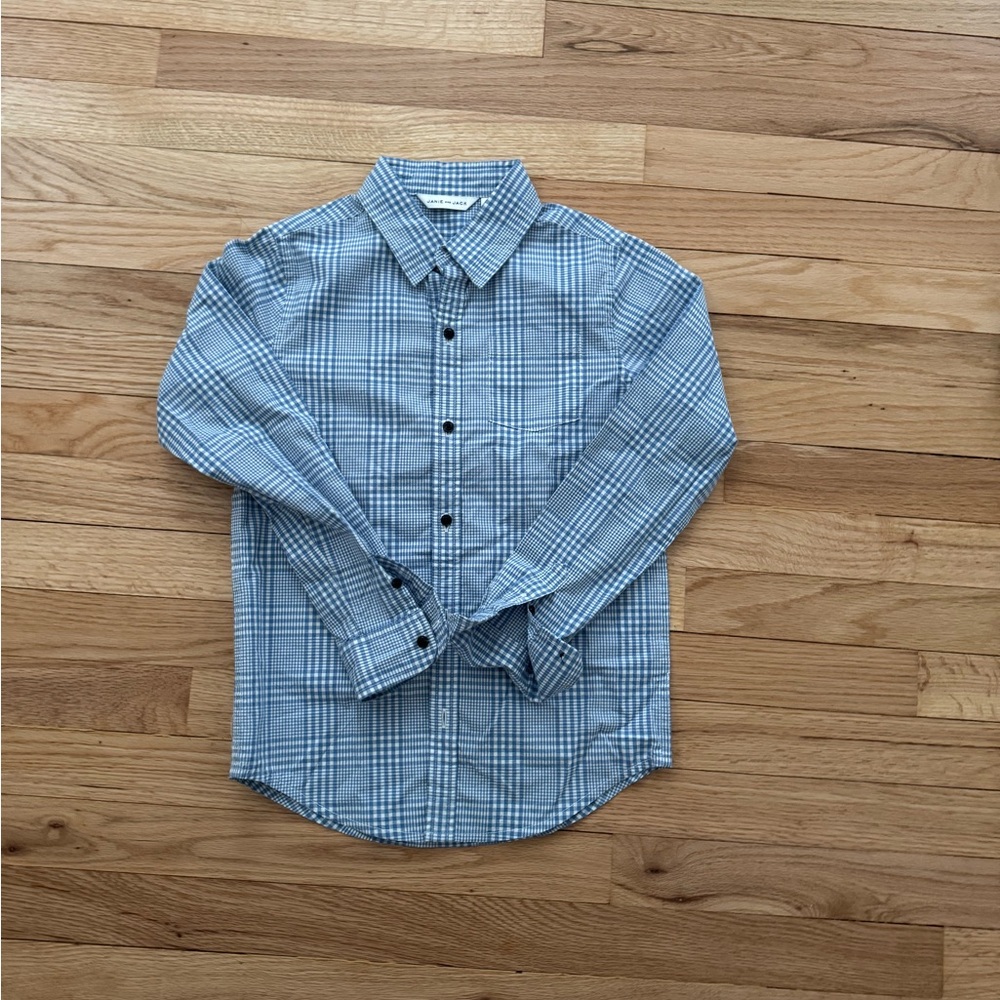 Janie and Jack Boys Plaid Shirt